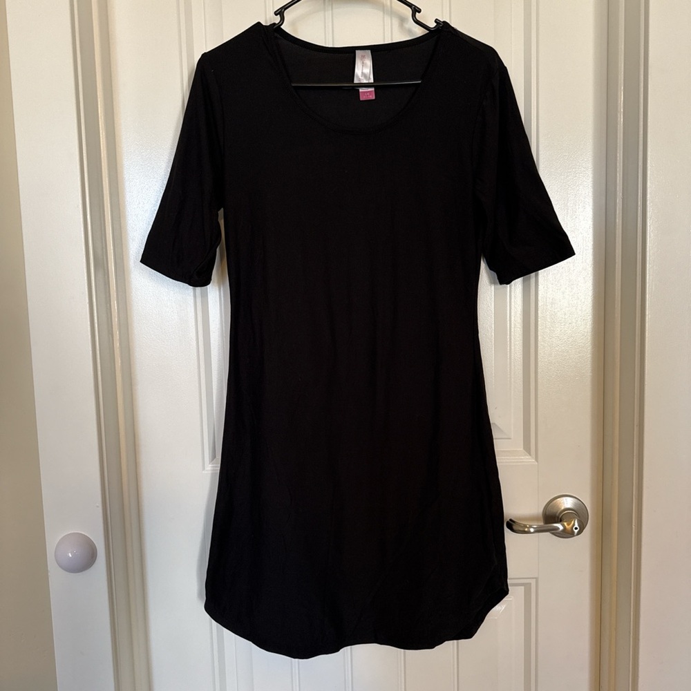 No Boundaries Classic Black Mini Dress